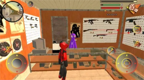 火柴人绳索英雄1 火柴人绳索英雄1